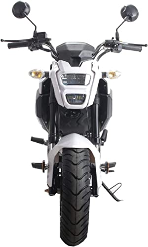 125cc Motorcycle Bike Dirt Bike NEW HELLCAT VADER 125 Gas Motorcycle Bike Street Bike Adults Dirtbike - WHITE color