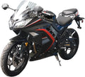 HHH GTX 250 EFI Fuel Injection Motorcycle Manual 6 Speed 250cc Street Bike motorcycle for adults and youth - Sporty Black
