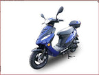 Taotao 50cc Gas Street Legal Scooter ATM50-A1 Scooter Sliver