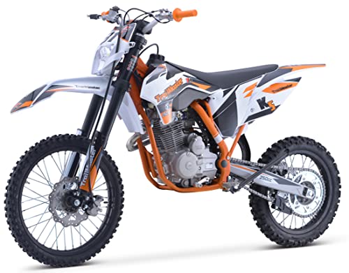 Trailmaster TM31 PRO 250, W/Head Light. 5 Speed Manual, 34 inch seat Height, Electric Start, Inverted Forks, Adjustable Shocks (Red)