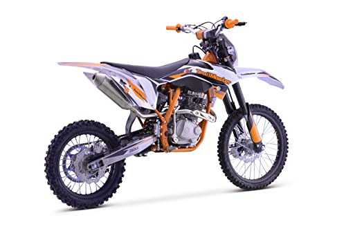 Trailmaster TM31 PRO 250, W/Head Light. 5 Speed Manual, 34 inch seat Height, Electric Start, Inverted Forks, Adjustable Shocks (Red)