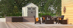 Suncast 8' x 7' Heavy-Duty Resin Tremont Storage Shed, Cream