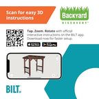 Backyard Discovery Saxony Wooden Grill Gazebo, Insulated Steel Roof, Cook Station, Barbeque, Patio, Deck, Withstand Wind and Snow, Corrosion Resistant, Reduce Heat Transfer, Power Ports, Walnut