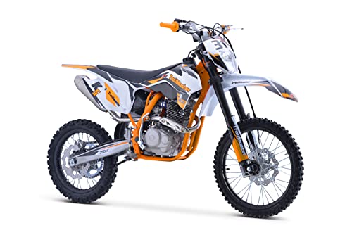 Trailmaster TM31 PRO 250, W/Head Light. 5 Speed Manual, 34 inch seat Height, Electric Start, Inverted Forks, Adjustable Shocks (Red)