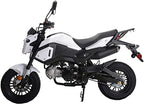 125cc Motorcycle Bike Dirt Bike NEW HELLCAT VADER 125 Gas Motorcycle Bike Street Bike Adults Dirtbike - WHITE color