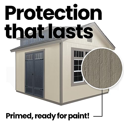 Handy Home Products Windemere 10x12 Do-it-Yourself Wooden Storage Shed with Floor