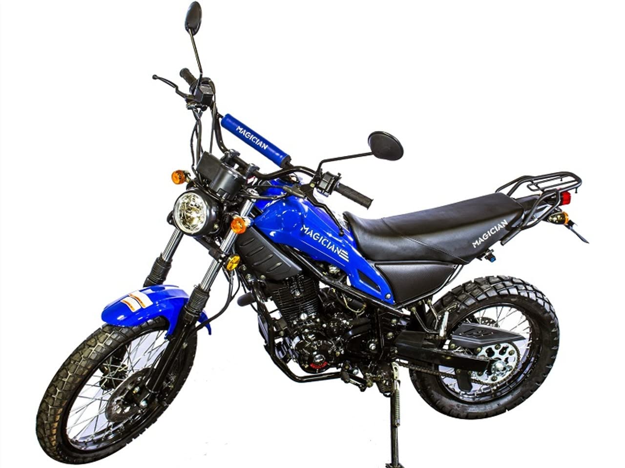 HHH 250cc Motorcycle Model RPS Magician 250cc Dual Sports Enduro 5 Speed Adult Motorcycle Street Bike (Black)