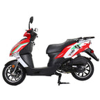 X-PRO 150cc Moped Street Gas Moped 150cc Adult Bike with 13" Aluminum Wheels!(Red)