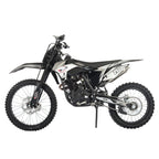 X-PRO 250cc Dirt Bike Zongshen Brand Engine, 5-Speed Manual Transmission, Electric/Kick Start! Big 21"/18" Wheels! (Black)
